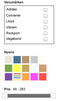 Artikelfiltrering Artikelfiltrering
