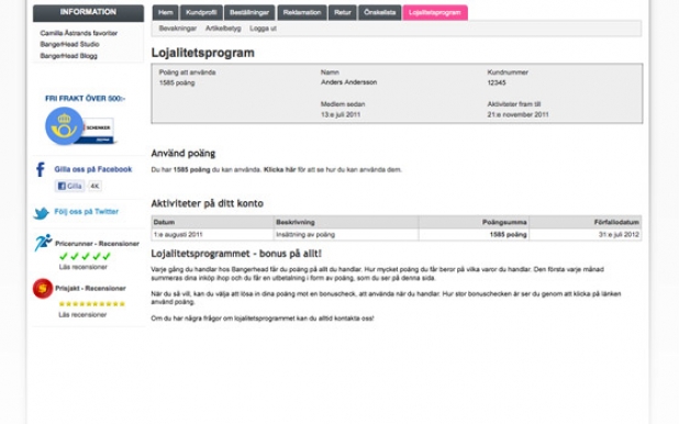 Lojalitetsprogram och kundklubbar
