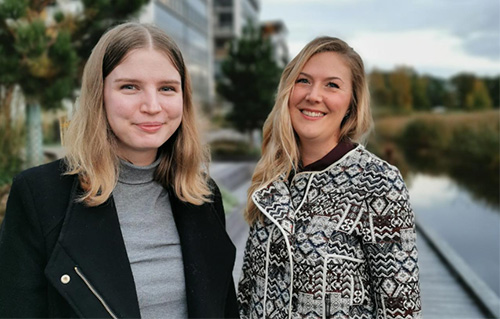 Caroline Lindström och Jennifer Nilsson