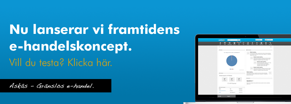Testa framtidens e-handelskoncept - Ask&aring;s 8.
