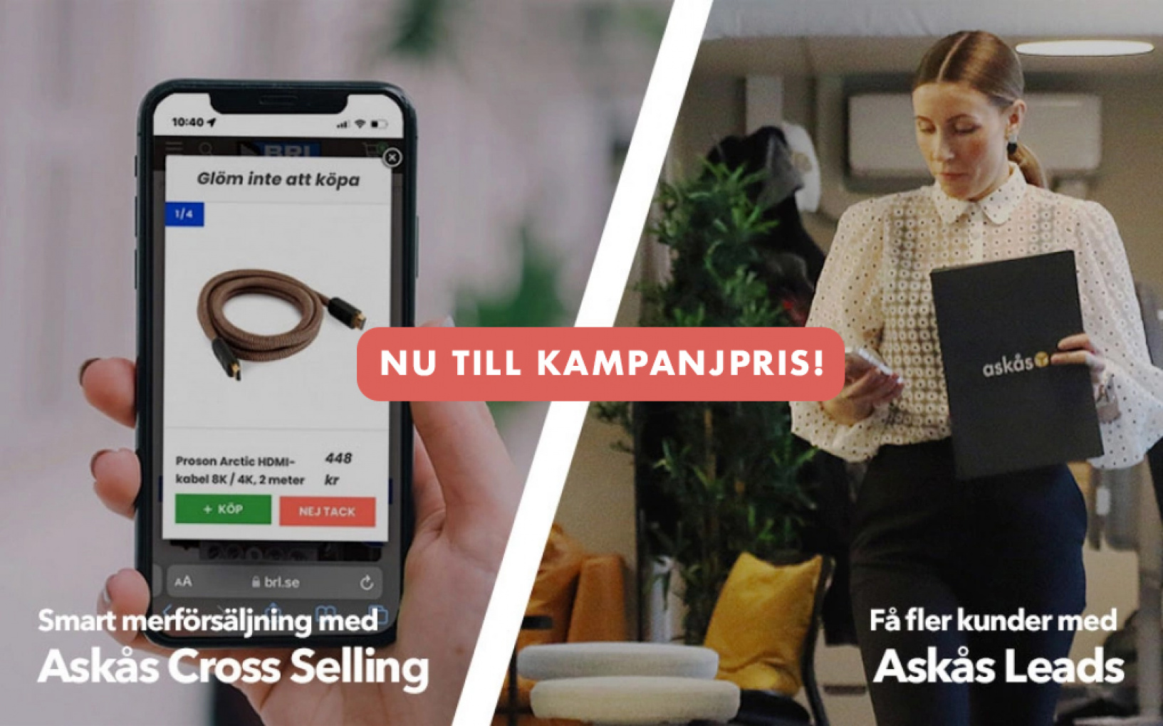 Förmånlig kampanj <br /> på Askås Leads och Askås Cross Selling