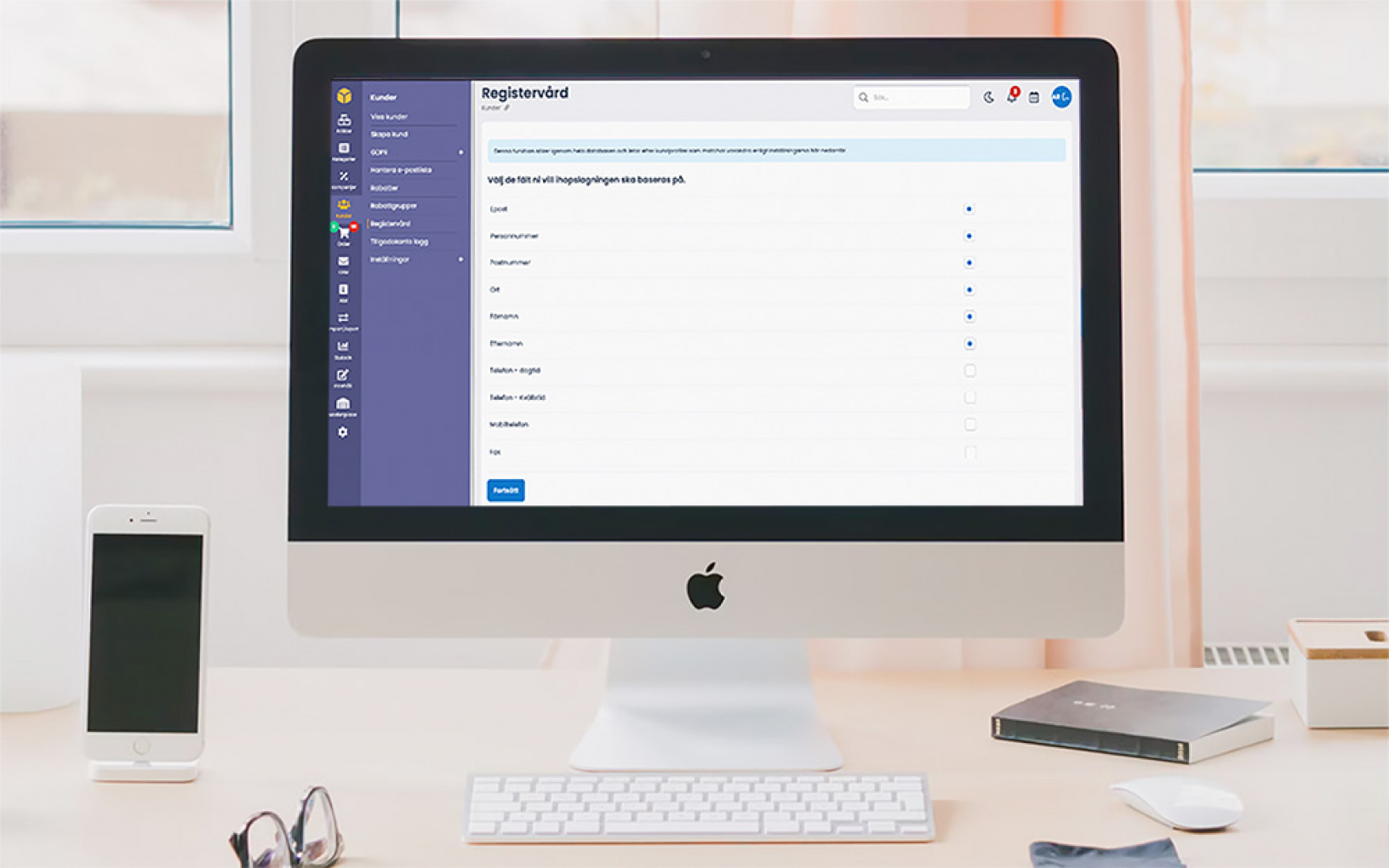 Registervård med </br> Askås e-handelsplattform