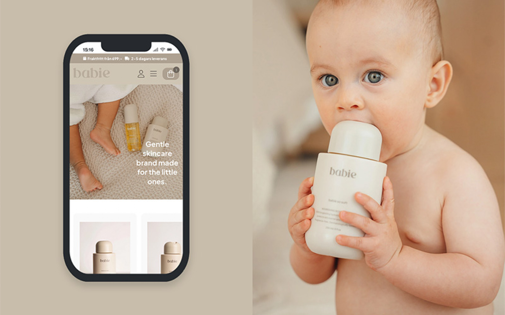 Välkommen till en mjukare värld - babieskincare.se har lanserats