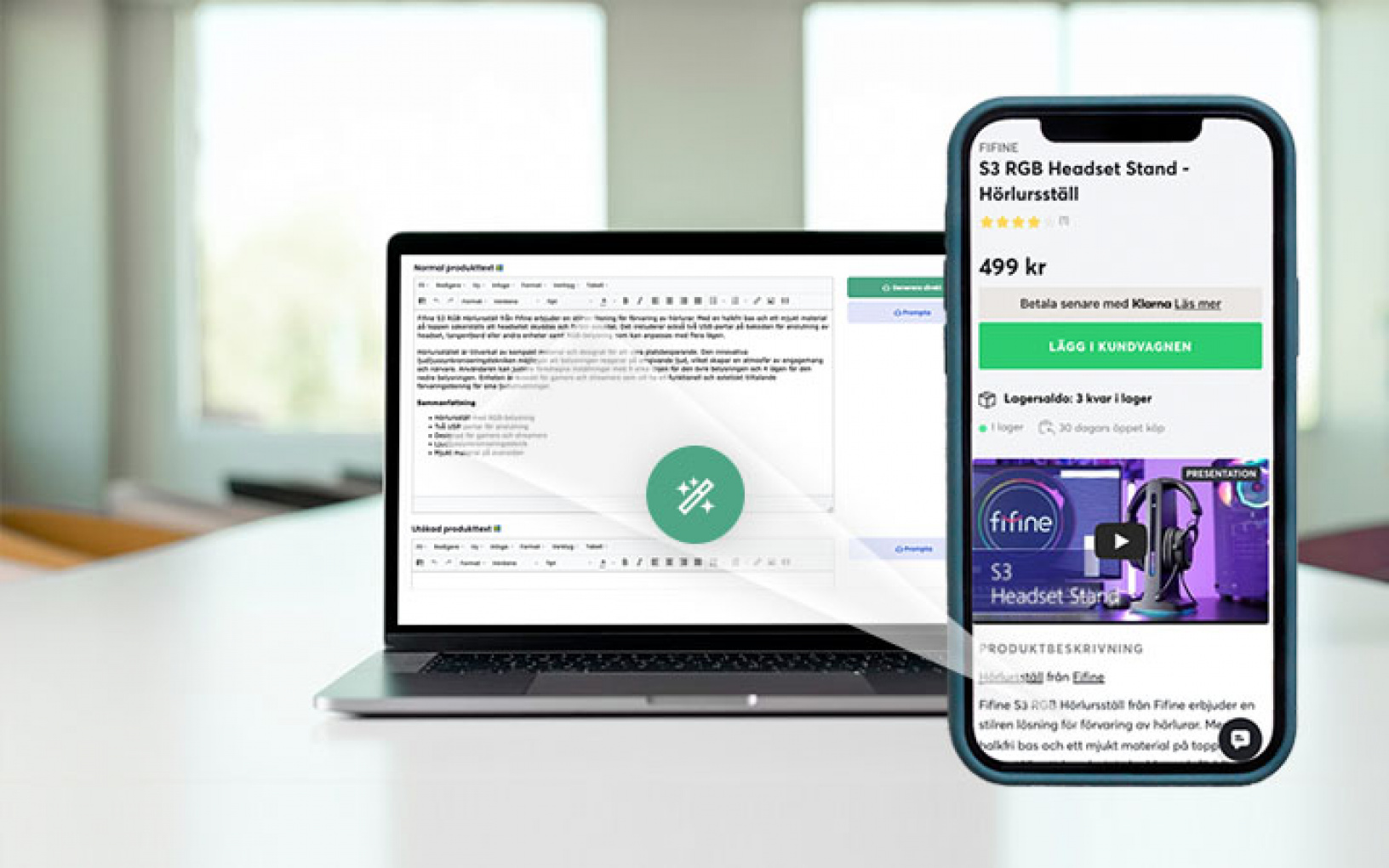 AI-agenter och förbättrad generering av produkttexter