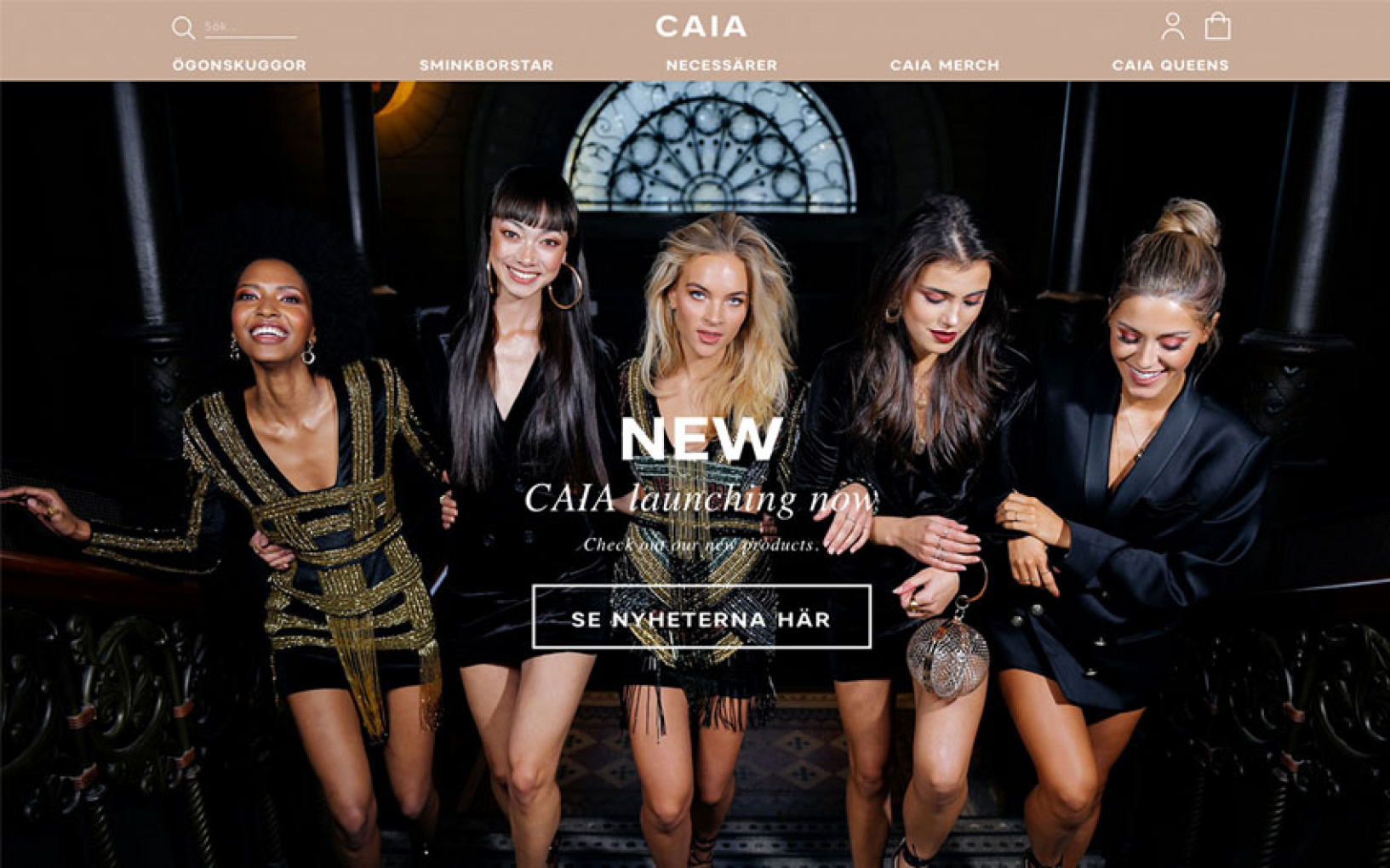 Succé när CAIA Cosmetics lanserades