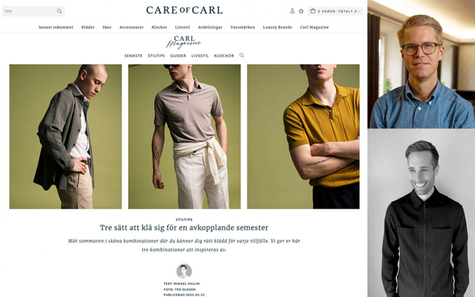 Tolv år av organisk tillväxt för Care of Carl