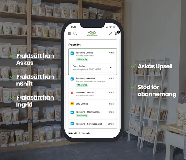 Askås Upsell funktion
