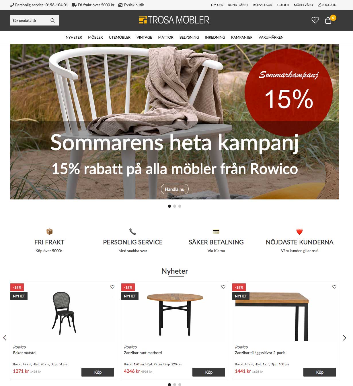Trosa Möbler - ny e-handel med Askås