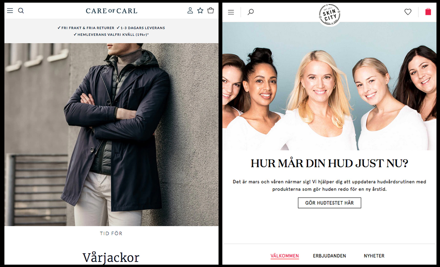 IDG.se Care of Carl och Skincity topp 5