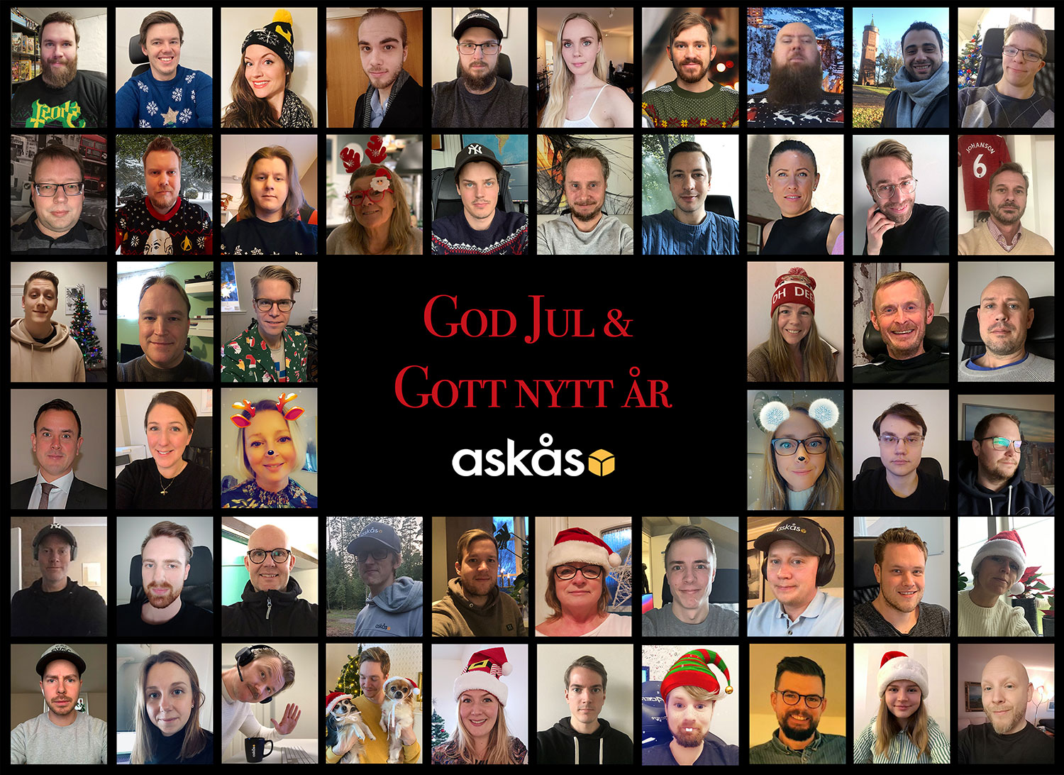 Askås Julen 2020 God Jul och Gott nytt år från Askås