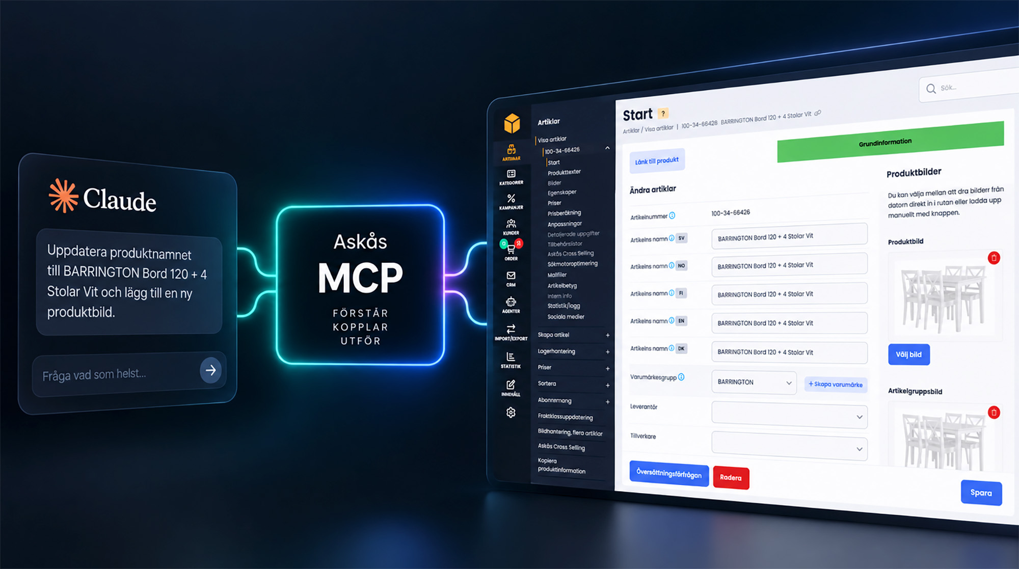 Askås MCP kopplar AI till Askås e-handelsplattform